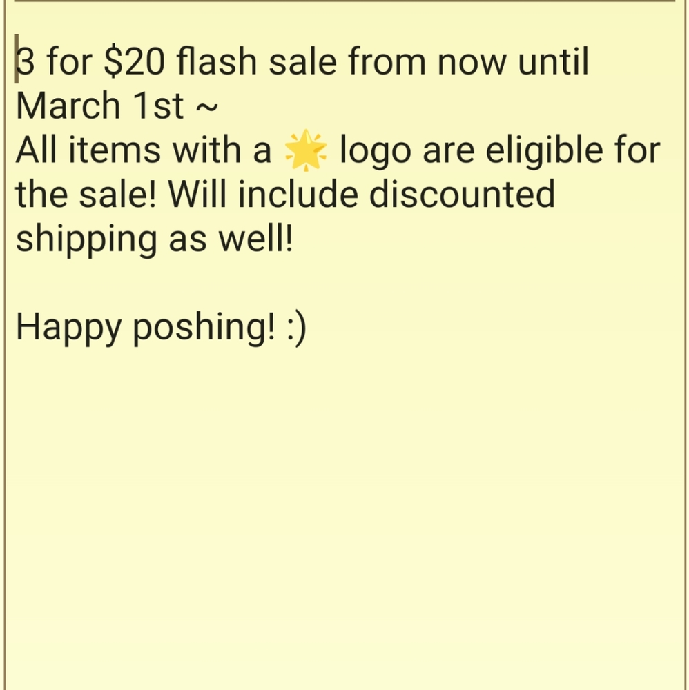 🌟3 for $20🌟